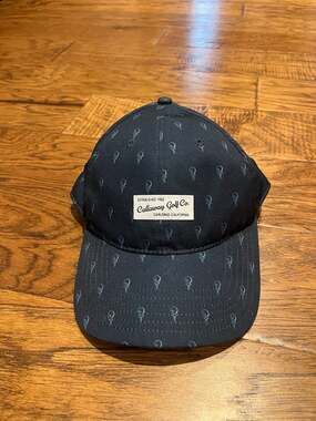 Callaway Golf Co. Established 1982 Navy Blue Golf Tee Print Snapback Hat